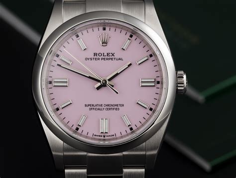 rolex 136600|rolex 126000 candy pink.